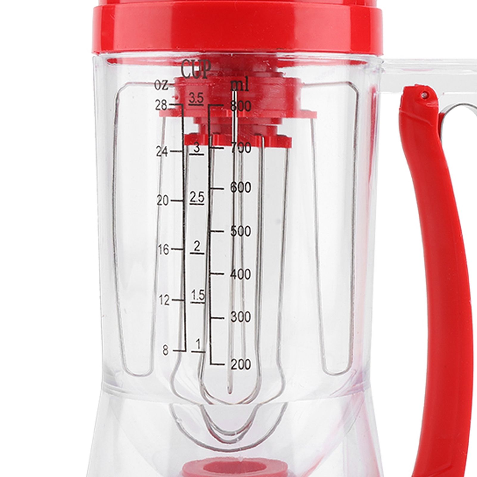 Hand held Manual Pancake Cupcake Batter Mixer Dispenser Blender Machine Baking view 14
