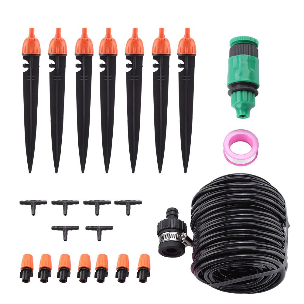 10M DIY Garden Water Drip Irrigation Kit Plant Automatic Watering Set view 5