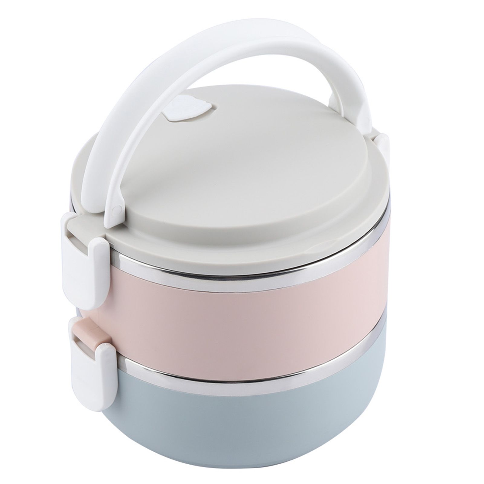 Portable Stainless Steel Lunch Box Container Bento Box Food Container (2 view 5