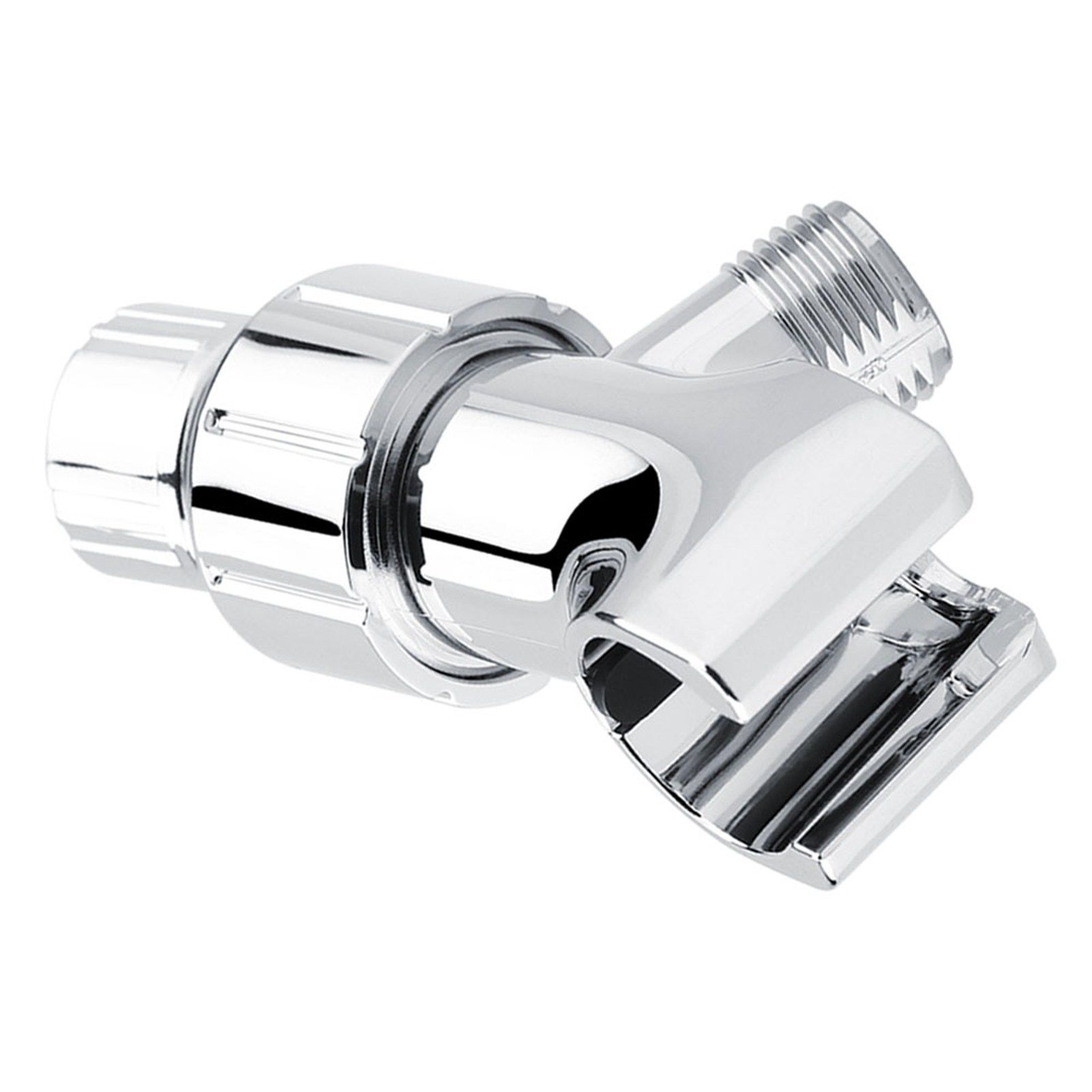 Chrome Plating 3-Way Shower Head Diverter Shower Arm Mounted Bracket Bathroom view 5