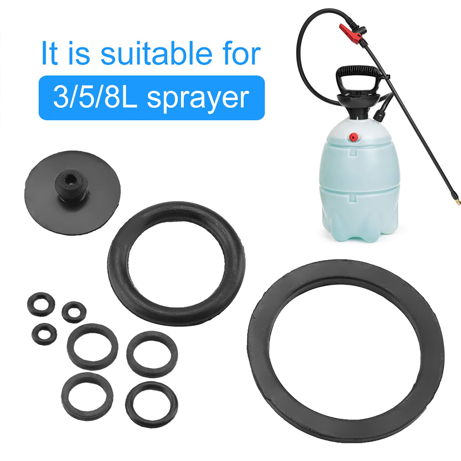 10pcs/ Set Useful Durable Rubber Sealing Ring Essential Sprayer Accessories view 12