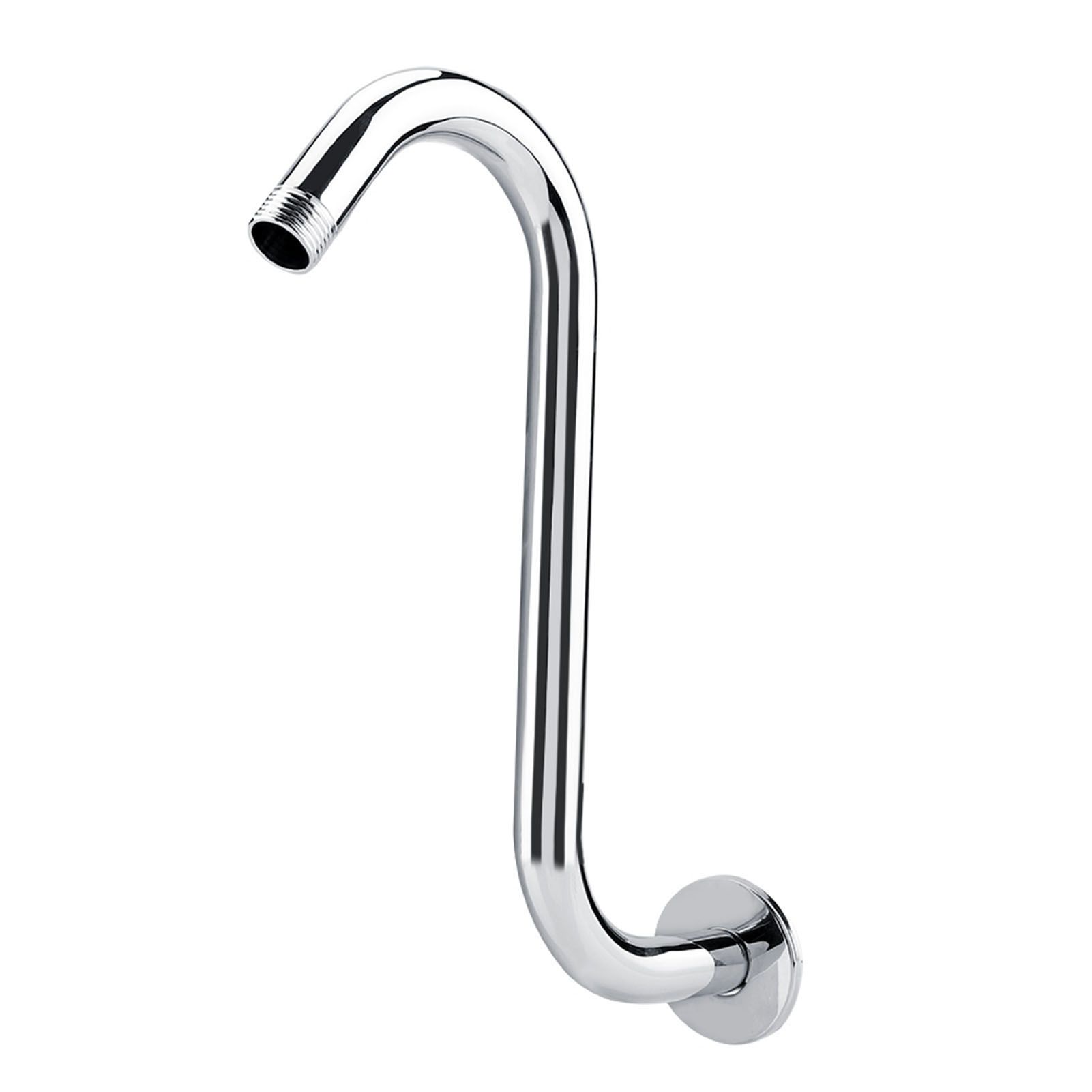 Bathroom Accessory 8inch 201 Stainless Steel High Rise S-Curved Shower