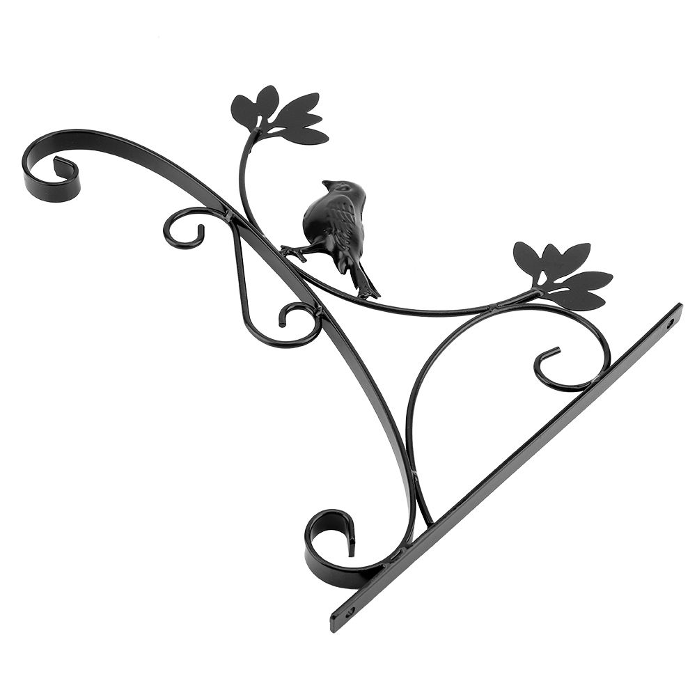 Iron Wall Hanging Bracket Plant Hanger Flower Pot Hook for Home Garden Decor view 2