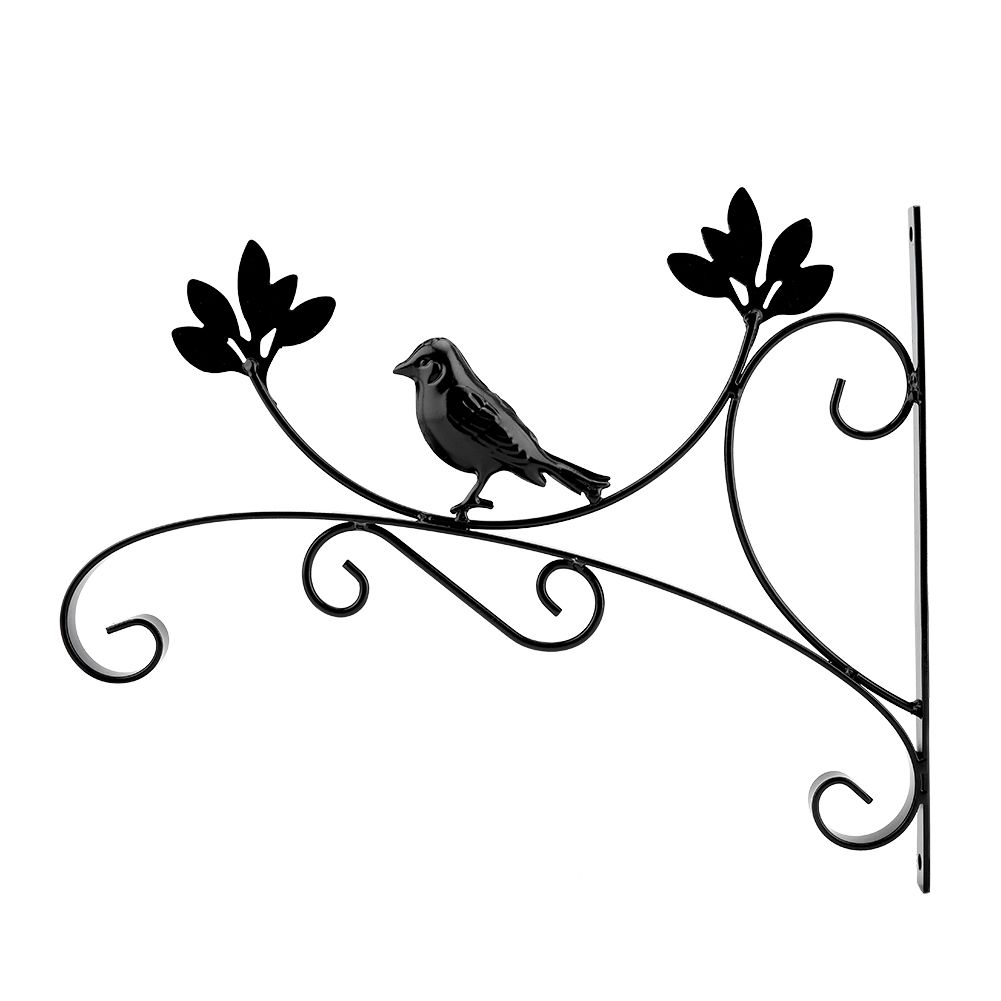 Iron Wall Hanging Bracket Plant Hanger Flower Pot Hook for Home Garden Decor view 3