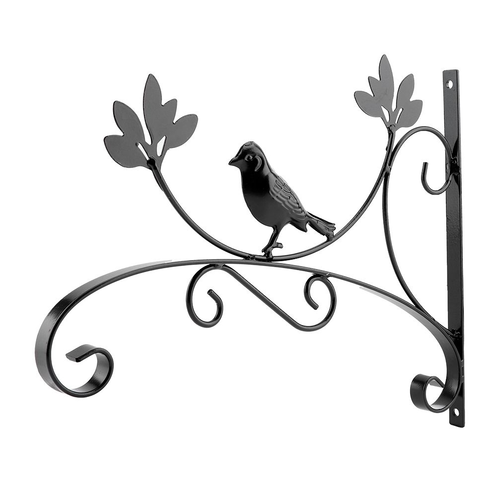 Iron Wall Hanging Bracket Plant Hanger Flower Pot Hook for Home Garden Decor view 4