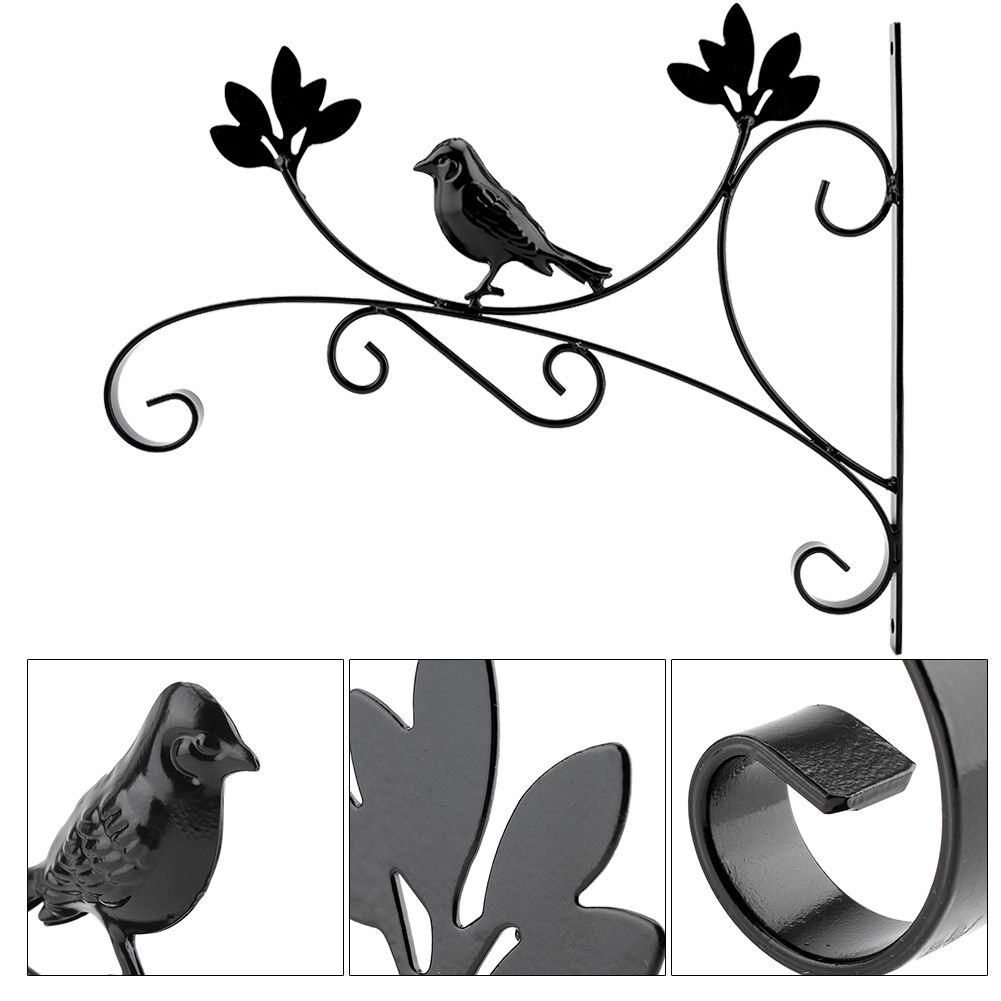 Iron Wall Hanging Bracket Plant Hanger Flower Pot Hook for Home Garden Decor view 9