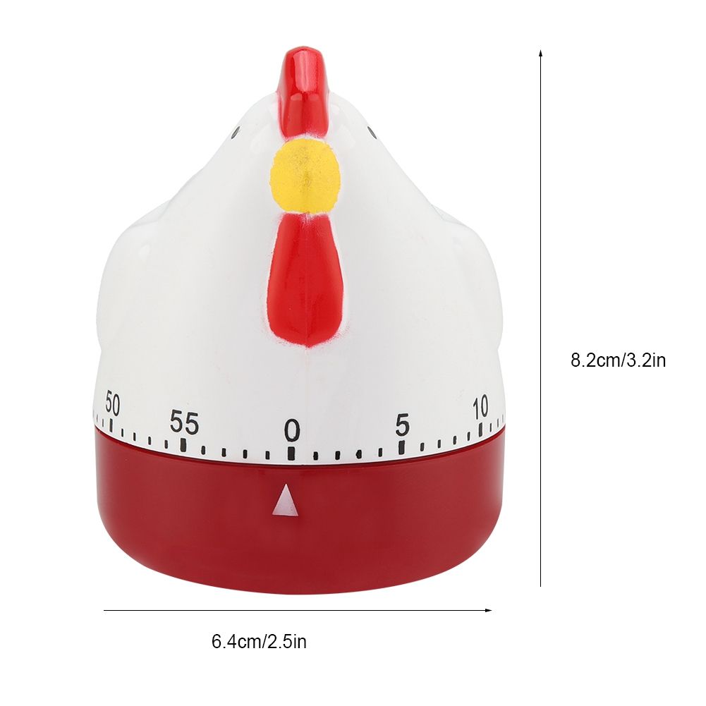 Lovely Chicken Timer Mechanical Kitchen Cooking Alarm Clock for Home Decor view 10