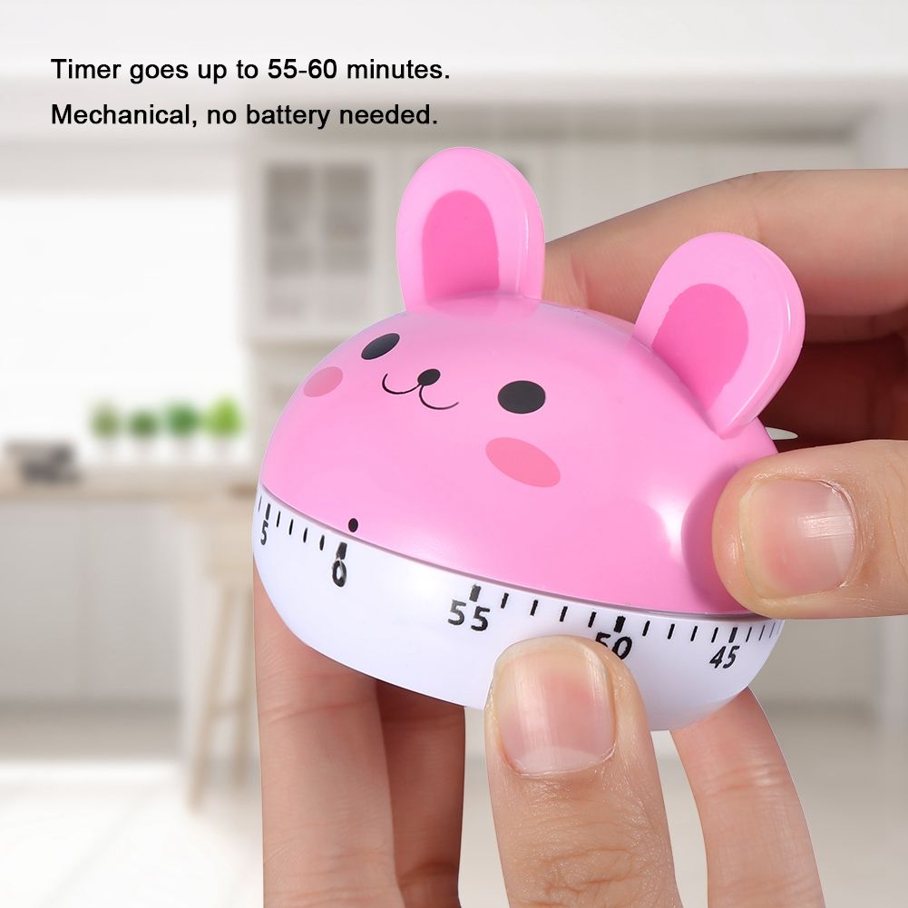 Mechanical Cooking Timer Manual Animal Shape Counters for Kitchen Timing view 3
