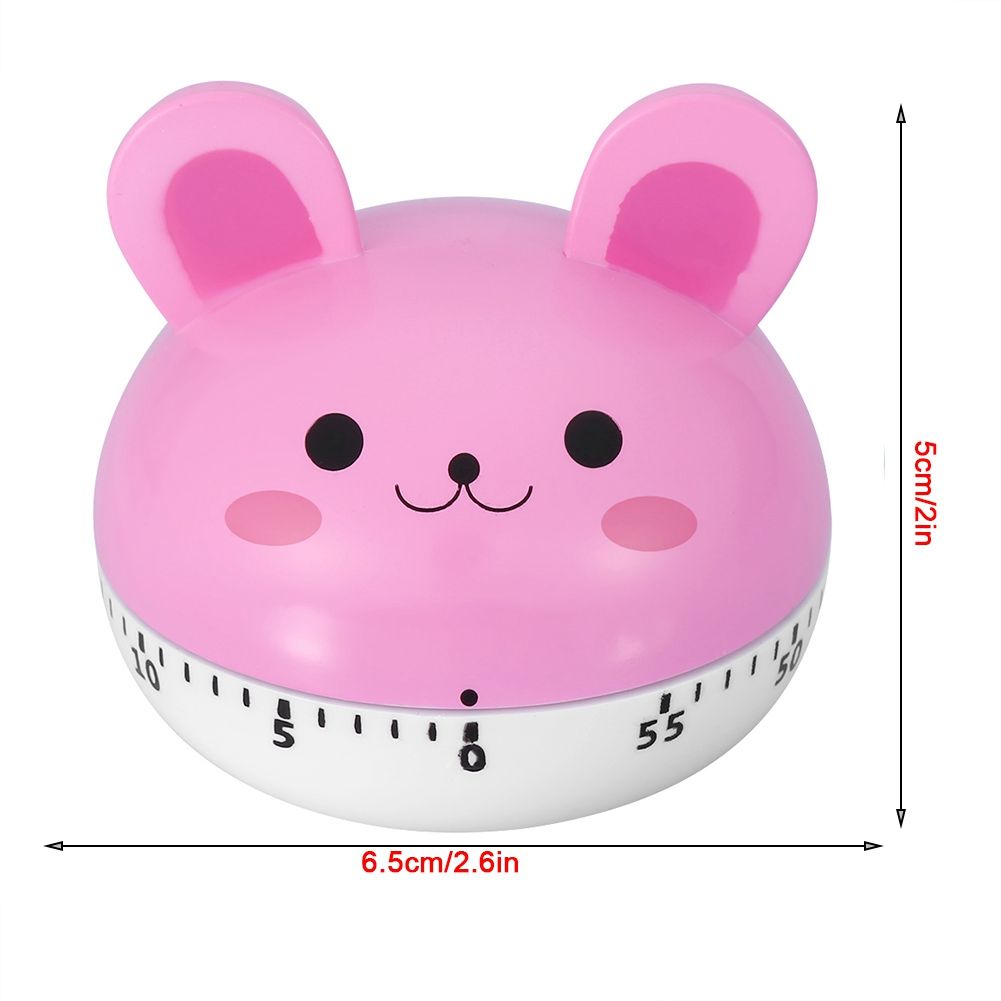 Mechanical Cooking Timer Manual Animal Shape Counters for Kitchen Timing view 9