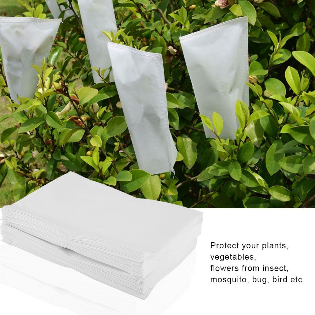 100 PCS Garden Pollination Parchment Bags Mosquito Bug Net Protective Bags for view 5