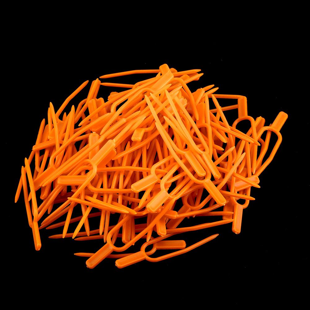100Pcs Garden Plant Fixing Clips Resusable Stolon Melon Vines Securing Fixer Tool view 2