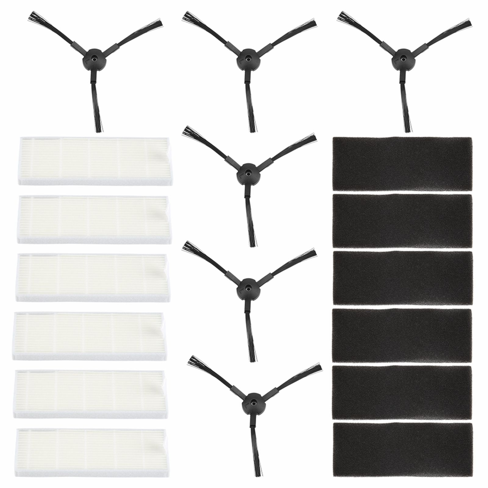 Vacuum Spare Part Side Brush HEPA Filters Tool Kit for ILIFE A6 A4 A4s Robot view 8