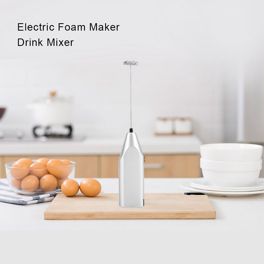 Handheld Milk Frother Electric Foam Maker for Coffee Lattes Eggs Drink view 7