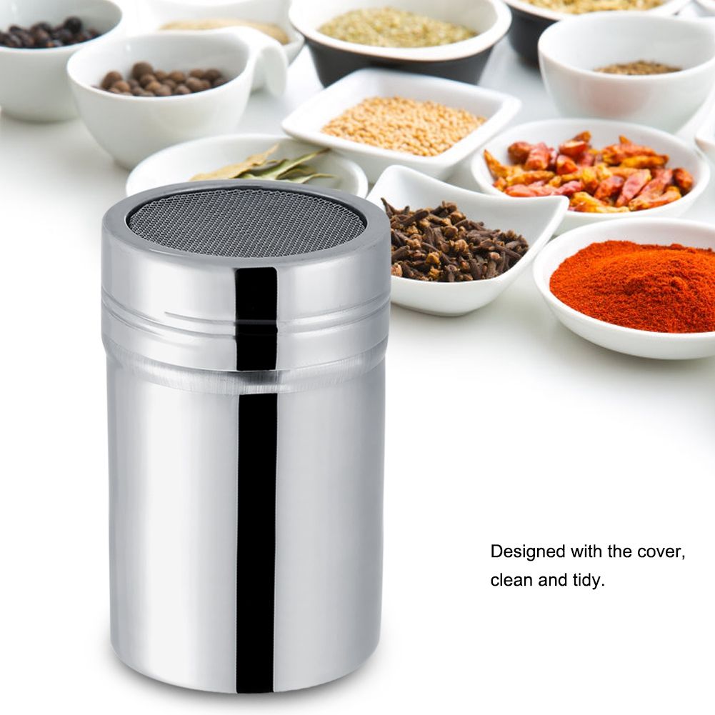 Stainless Steel Durable Spice Jar Season Coffee Bottle Kitchen Tool(L) view 8