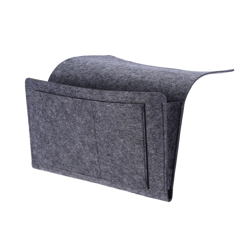 Sofa Arm Rest TV Remote Control Organizer Beside Hanging Storage Bag Pouch for view 2
