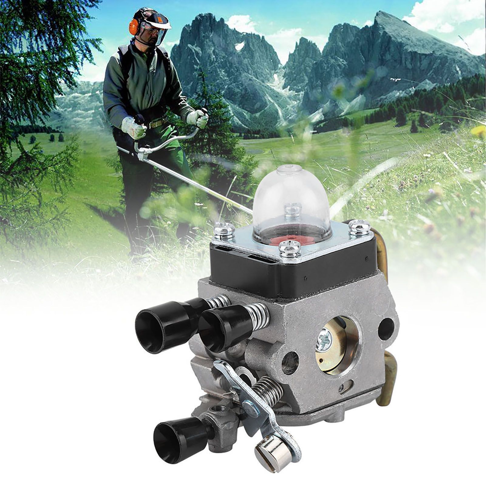 Carburetor Kit for STIHL FS55 FS55R FS55RC FS38 KM55 HL45 KM55R view 11