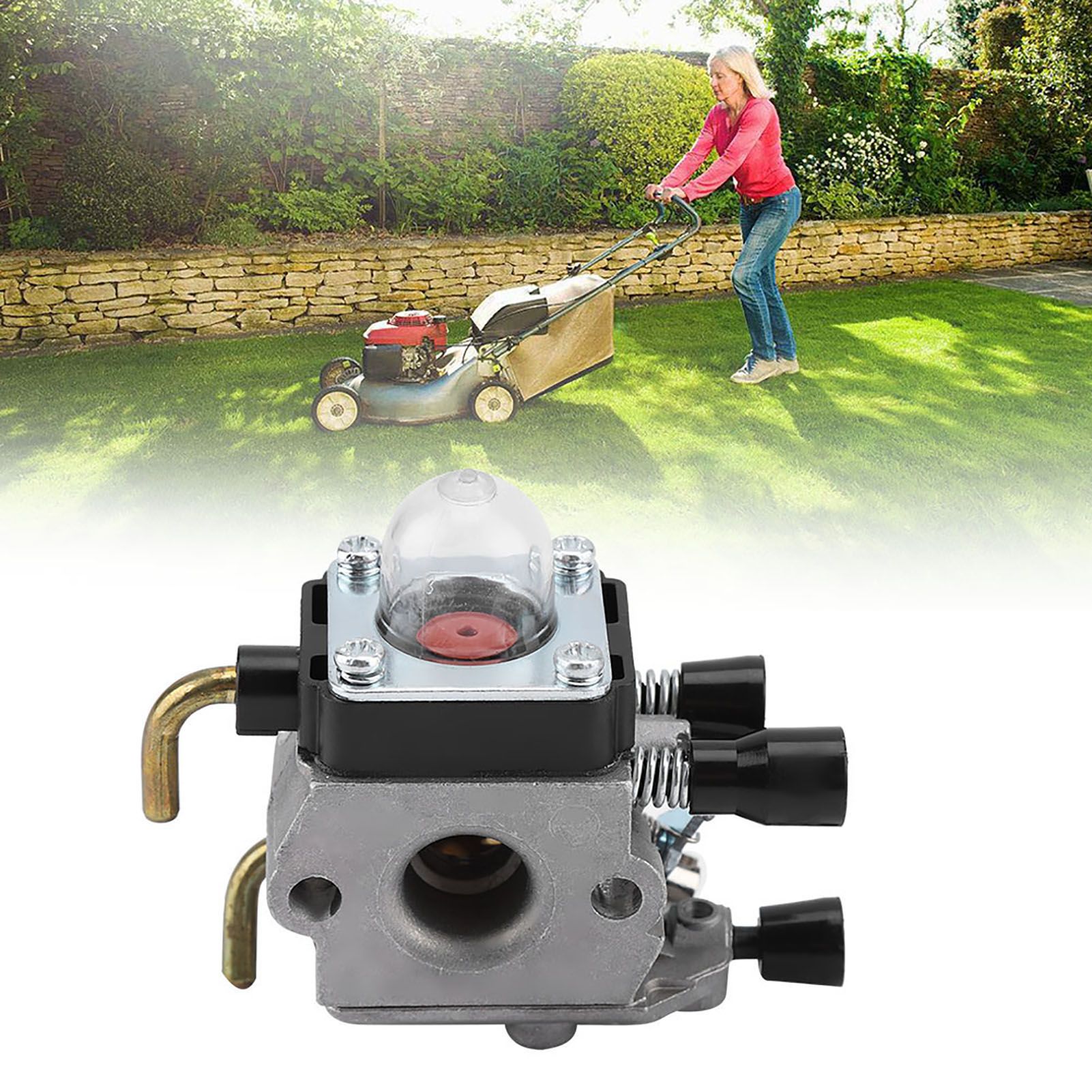 Carburetor Kit for STIHL FS55 FS55R FS55RC FS38 KM55 HL45 KM55R view 12