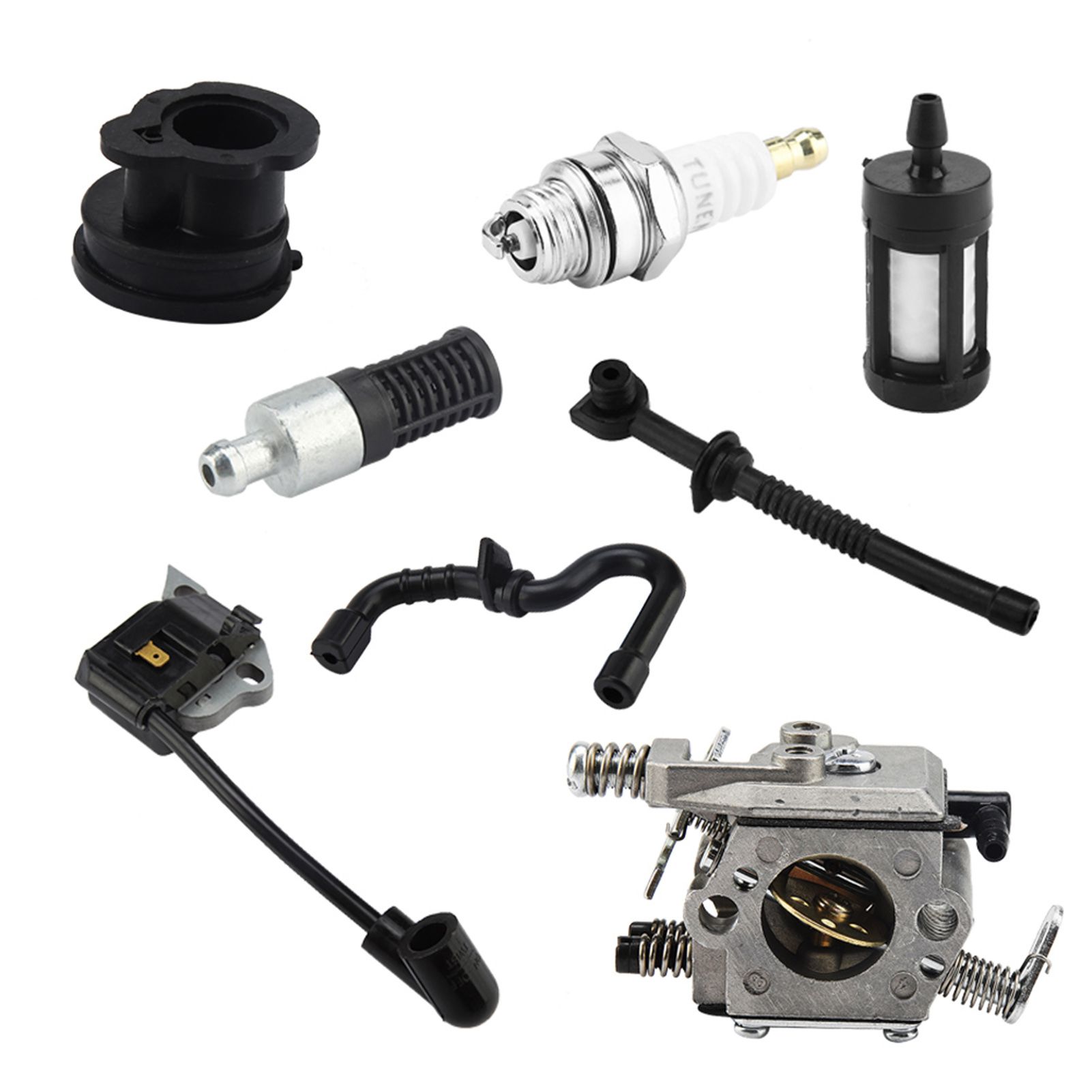 Carburetor Ignition Coil Carb Set for Stihl Walbro 017 018 MS170 MS180 Chainsaw view 3