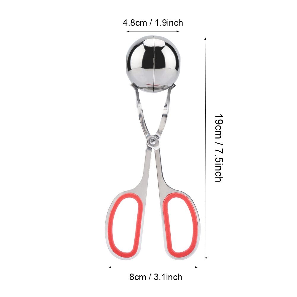 304 Stainless Steel NOn sticky Meatballs Rice Balls Clip Maker Mold Kitchen view 12