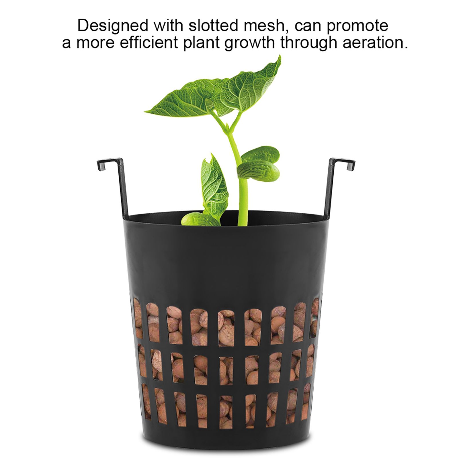 10Pcs High Quality Mesh Pot Net Basket Hydroponic Aeroponic Planting Grow Pots view 2