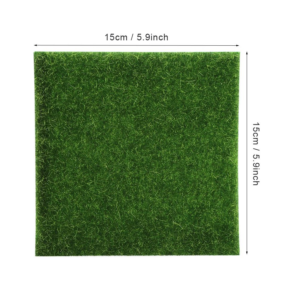 10 PCS Artificial Grass Mat Turf Lawn Garden Micro Landscape Ornament Home Decor view 12