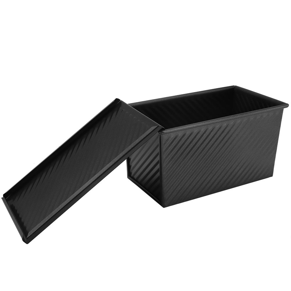Carbon Steel Bread Cake Mold NOn Stick Toast Desserts Maker Baking Mould with Lid view 11