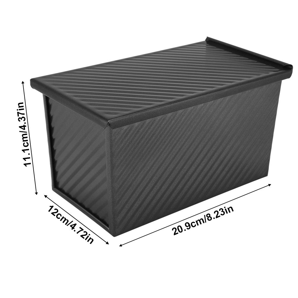 Carbon Steel Bread Cake Mold NOn Stick Toast Desserts Maker Baking Mould with Lid view 14