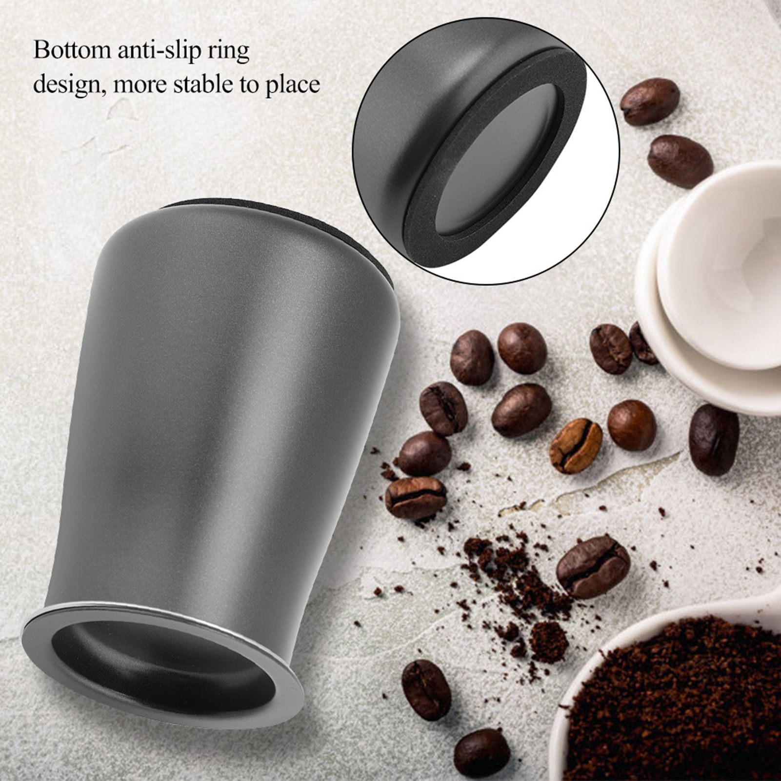 Stainless Steel Coffee Powder Sieve Dustproof Flour Filter Cup Grinder view 3