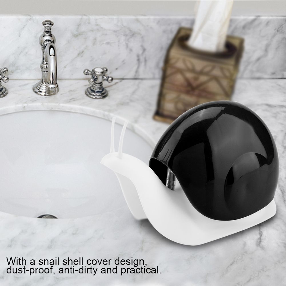 Snail Shape Press Style Soap Liquid Bottle Hand Lotion Dispenser Bathroom view 5