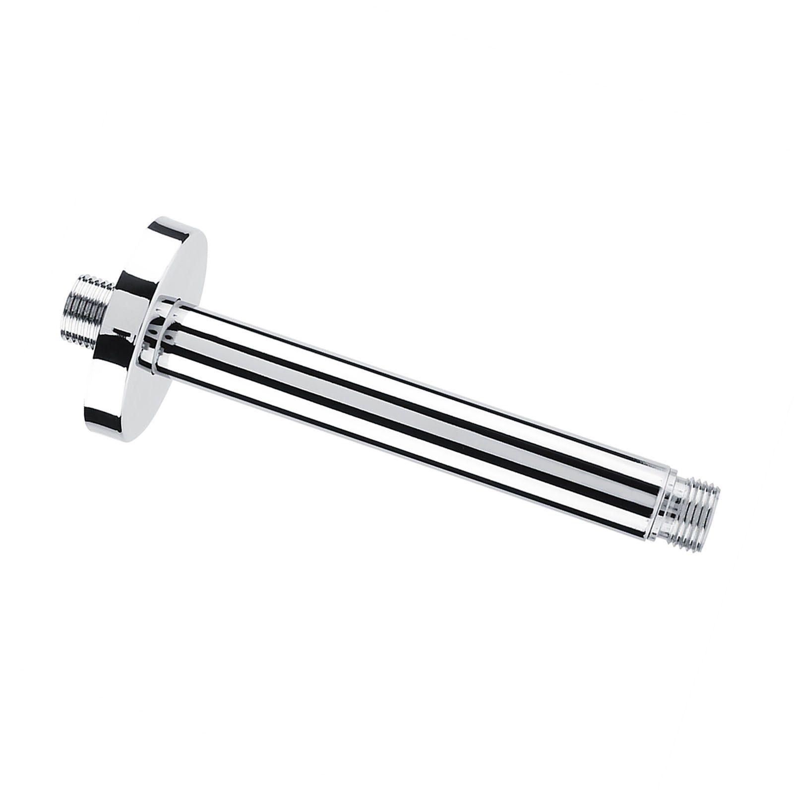 Stainless Steel Round Top Shower Arm Pipe Wall Mount for Bathroom Ceiling view 10
