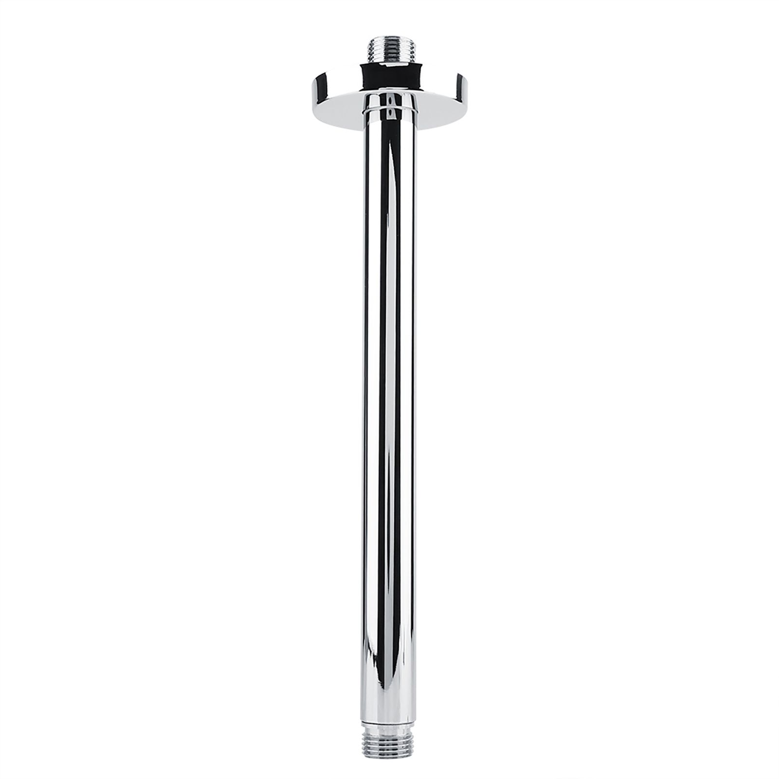 Stainless Steel Round Top Shower Arm Pipe Wall Mount for Bathroom Ceiling view 5