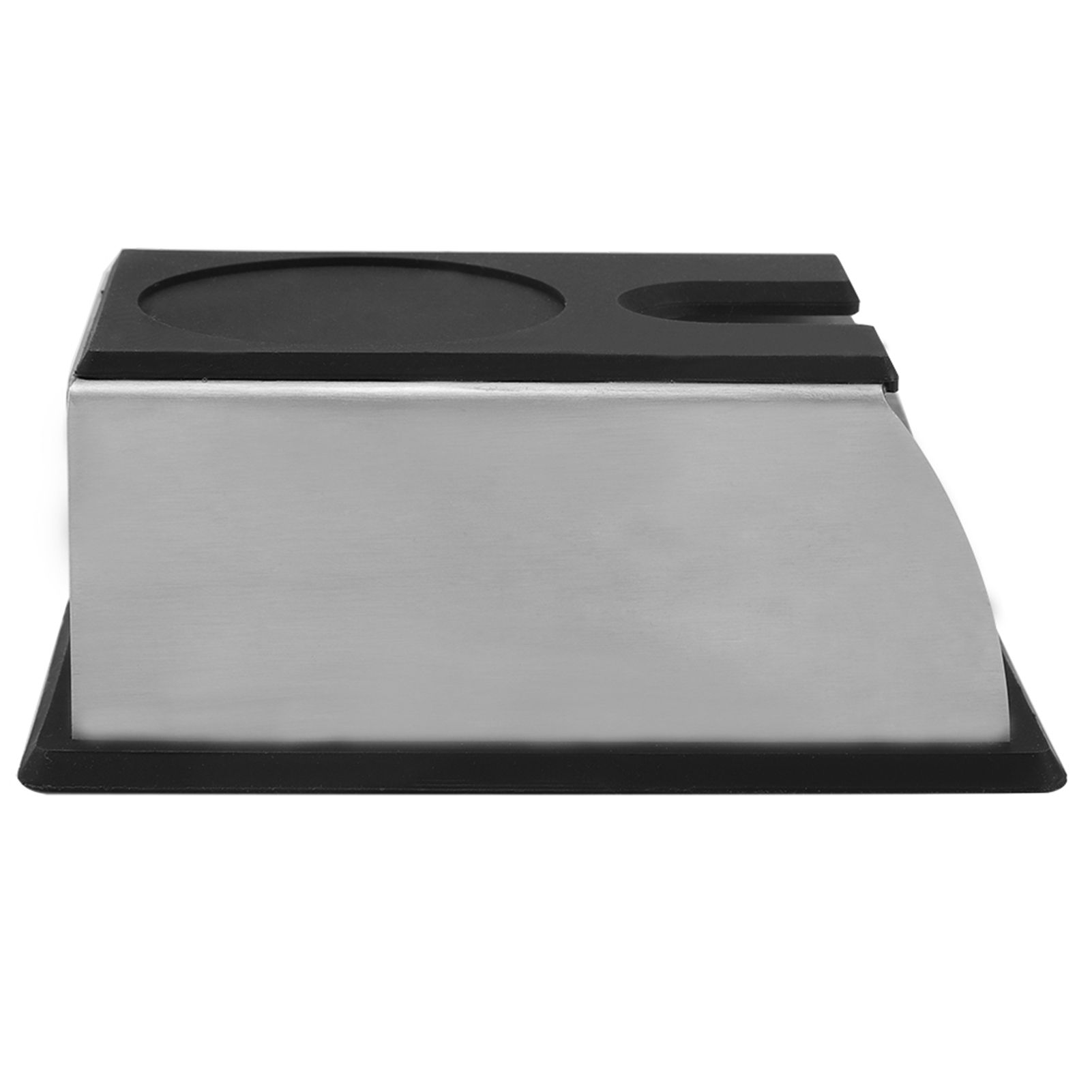 Black Stainless Steel Anti rust Durable Coffee Tamper Base Stand Rack view 5