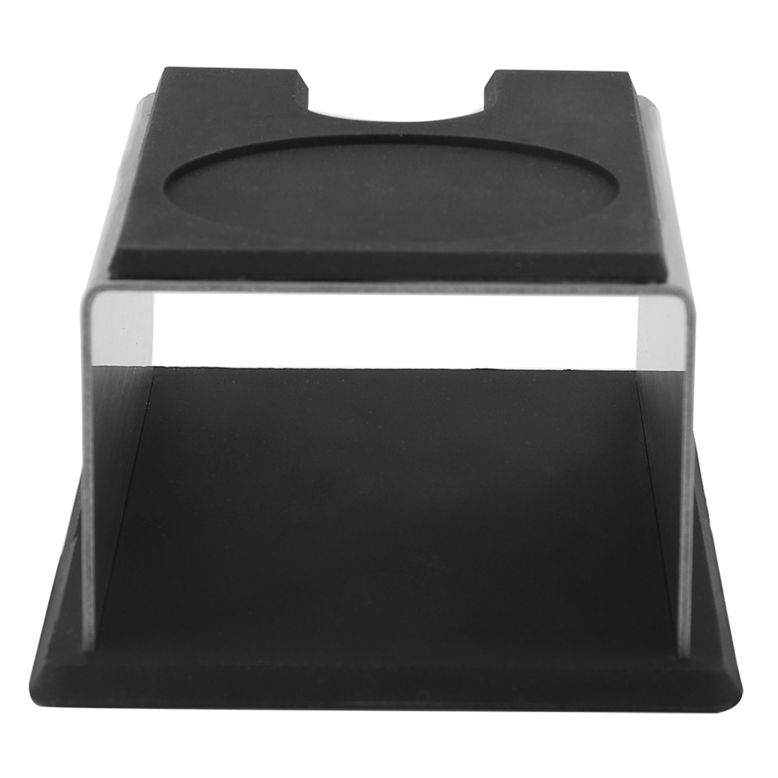 Black Stainless Steel Anti rust Durable Coffee Tamper Base Stand Rack view 6