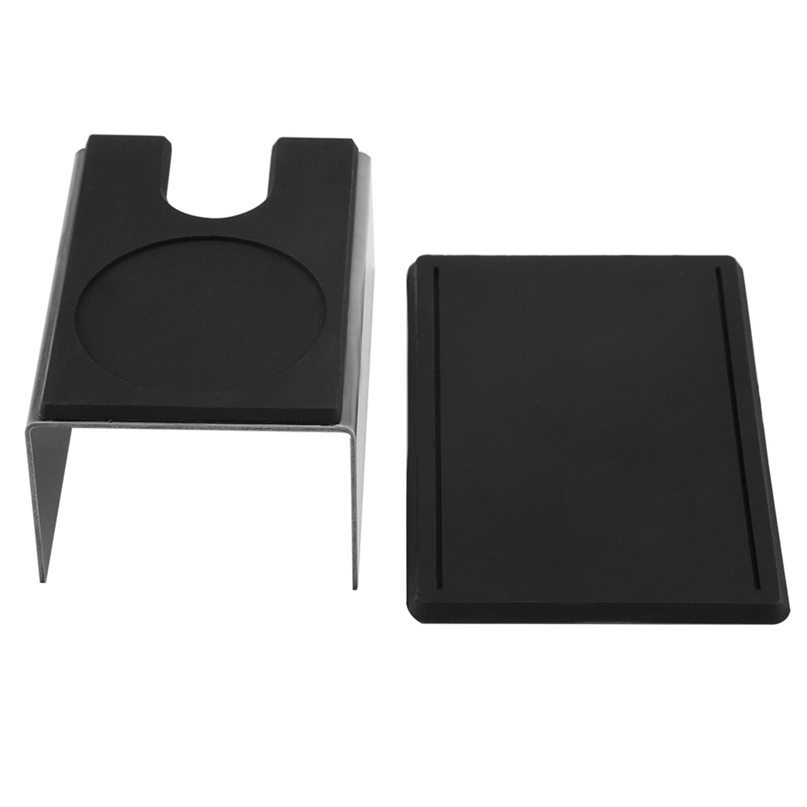 Black Stainless Steel Anti rust Durable Coffee Tamper Base Stand Rack view 7