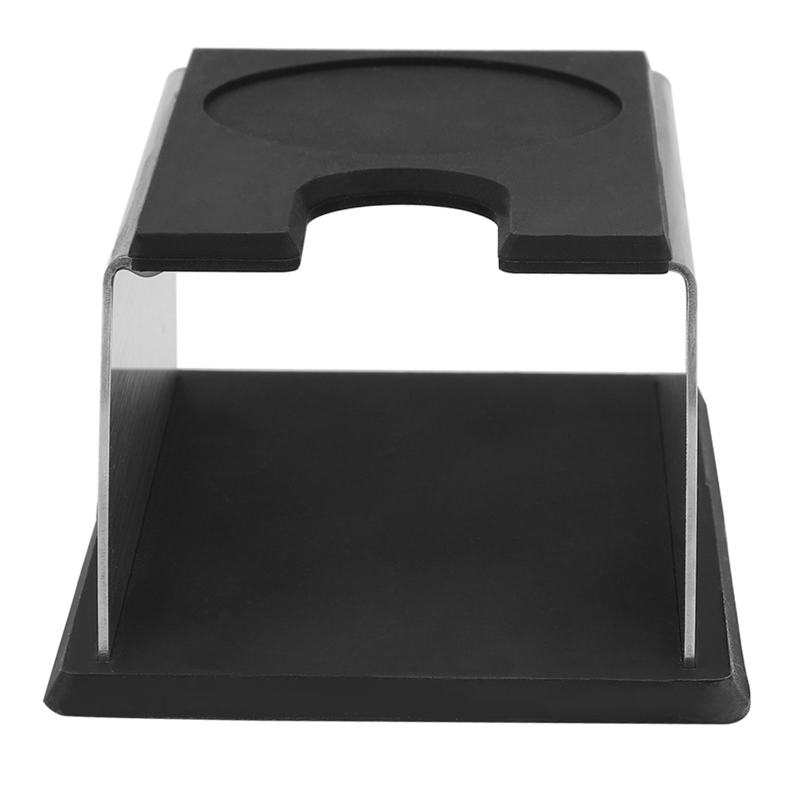Black Stainless Steel Anti rust Durable Coffee Tamper Base Stand Rack view 9