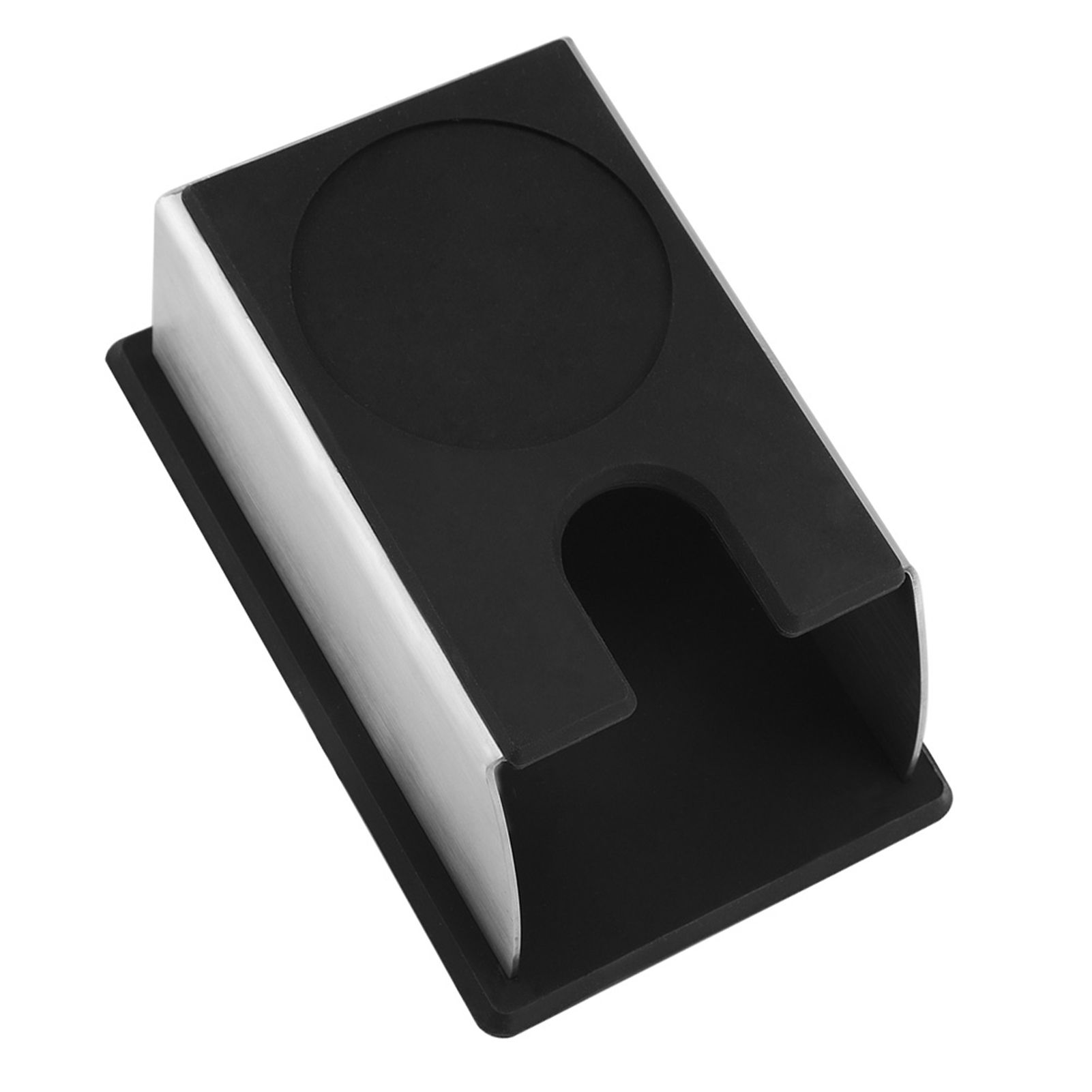 Black Stainless Steel Anti rust Durable Coffee Tamper Base Stand Rack view 13
