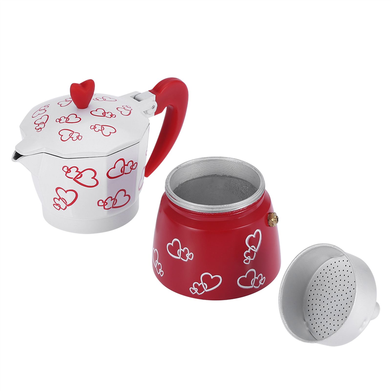 Aluminum Durable Coffee Maker Kettle Pot Household Office(L) view 10