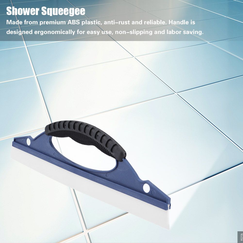 Shower Squeegee Doors Cars Windows Glass Squeegee Silicone Wiper Blade view 3