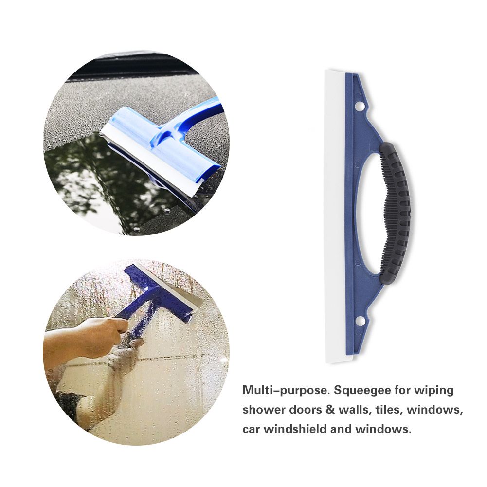 Shower Squeegee Doors Cars Windows Glass Squeegee Silicone Wiper Blade view 12