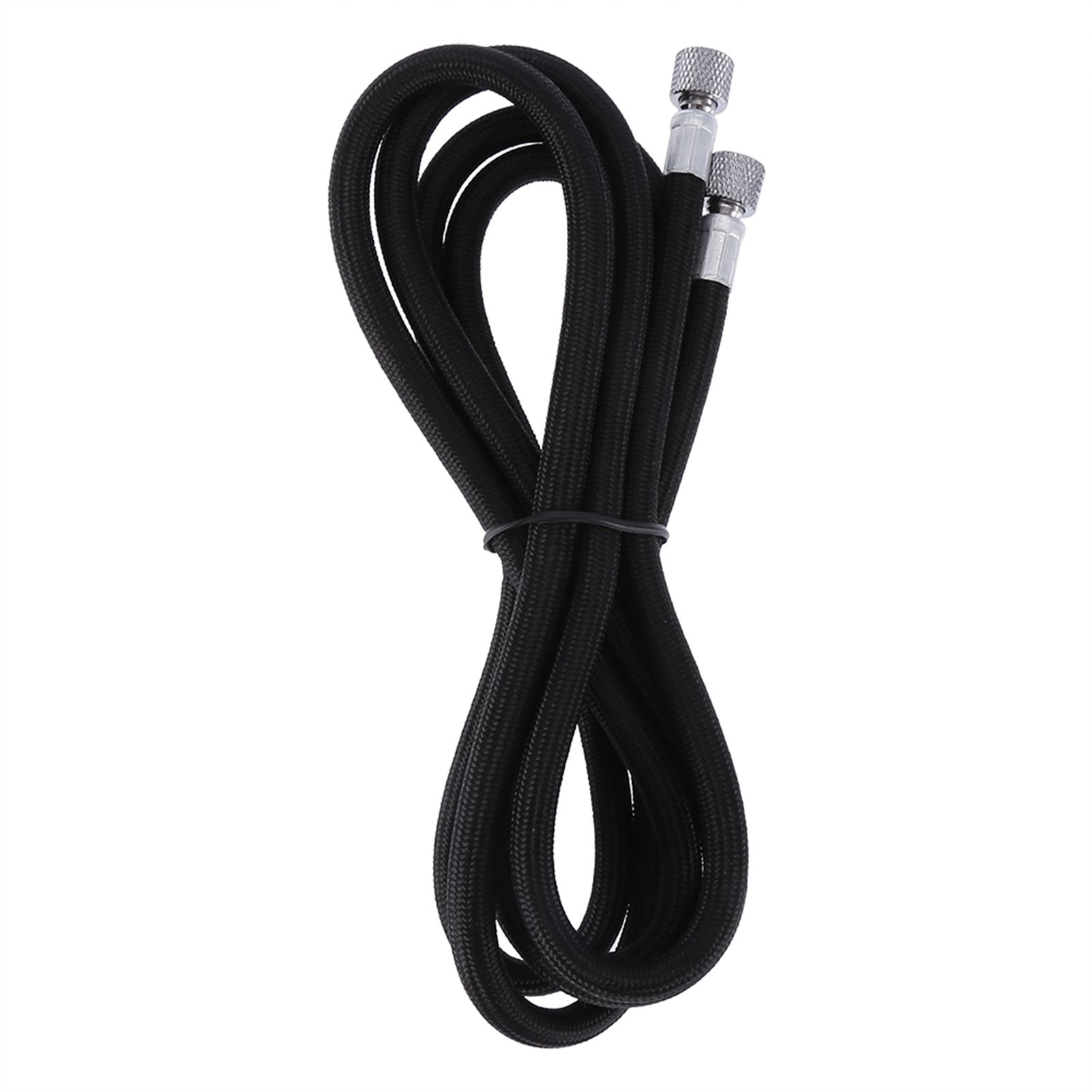 1.8M EVA Braided Airbrush Hose Air Tube 1/8"-1/4" Adaptor Fitting Ends Coupling view 3