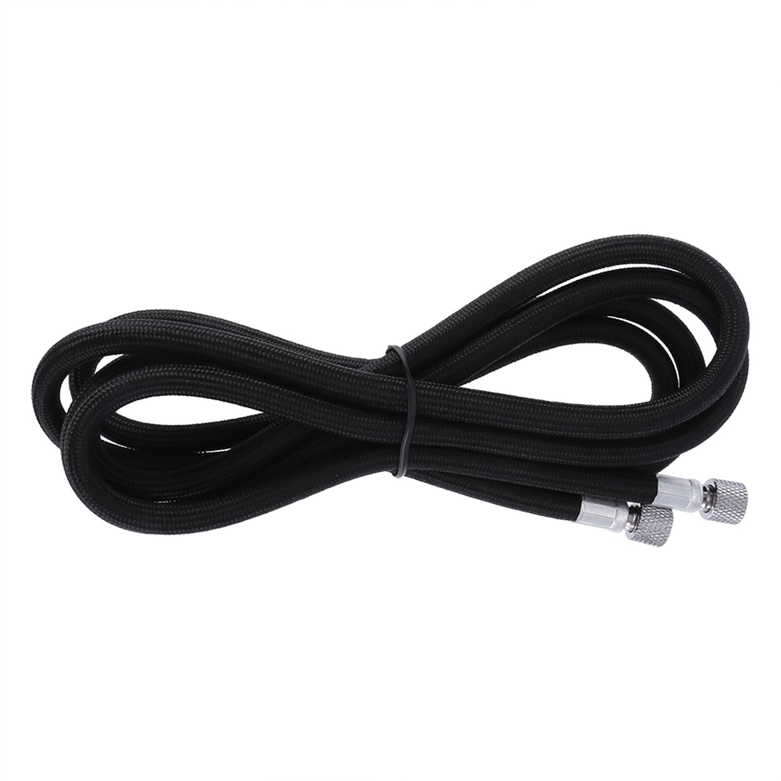 1.8M EVA Braided Airbrush Hose Air Tube 1/8"-1/4" Adaptor Fitting Ends Coupling view 5