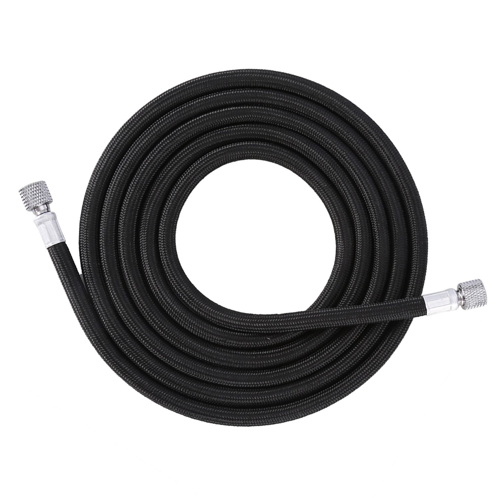 1.8M EVA Braided Airbrush Hose Air Tube 1/8"-1/4" Adaptor Fitting Ends Coupling view 12