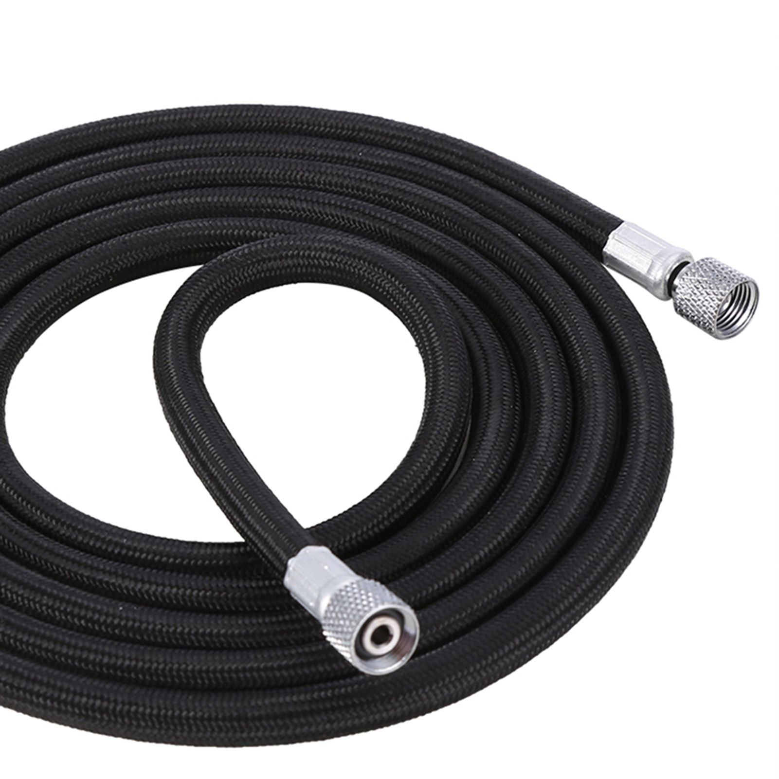 1.8M EVA Braided Airbrush Hose Air Tube 1/8"-1/4" Adaptor Fitting Ends Coupling view 14