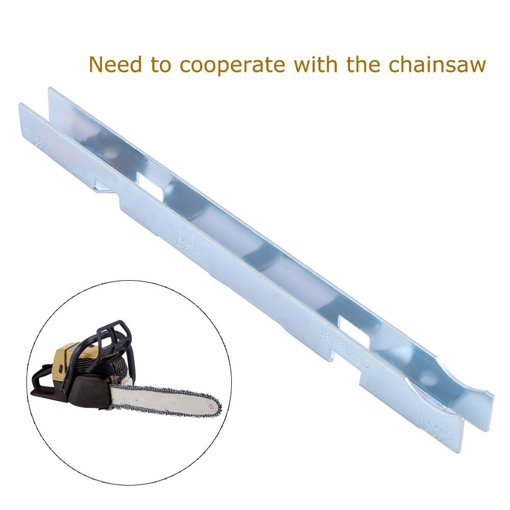 Universal Chainsaw Chain Depth Gauge File Guide Tools Guide Bar Groove Cleaner view 6