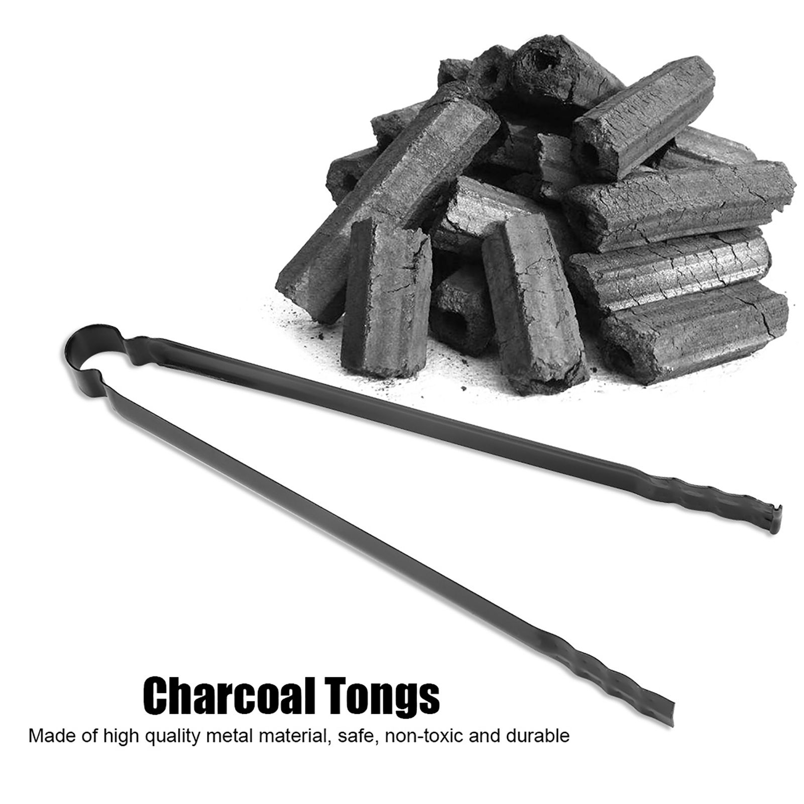 Multifunctional Metal BBQ Clip Tongs Clamp for Garbage Charcoal Serving Tools view 5