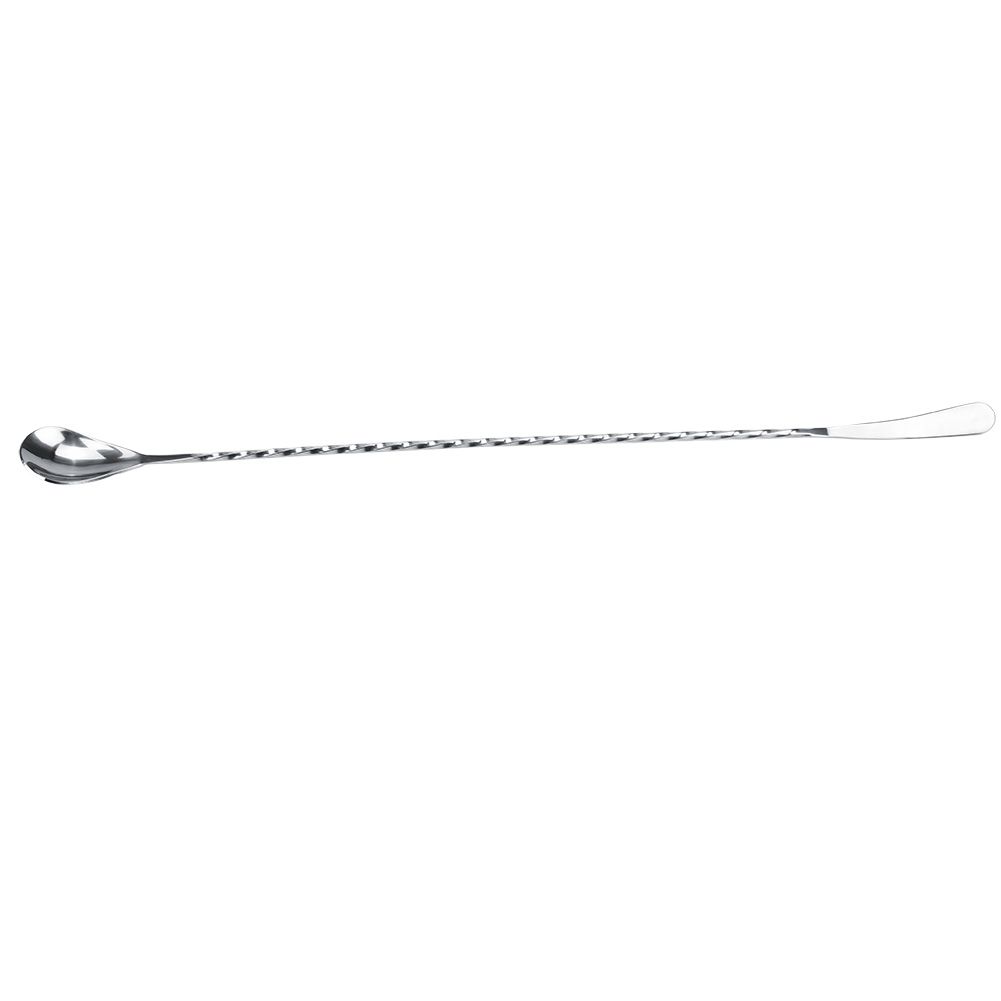 Stainless Steel Bar Cocktail Stirring Spoon With Fork Mixing Drink Puddler Mixer view 7