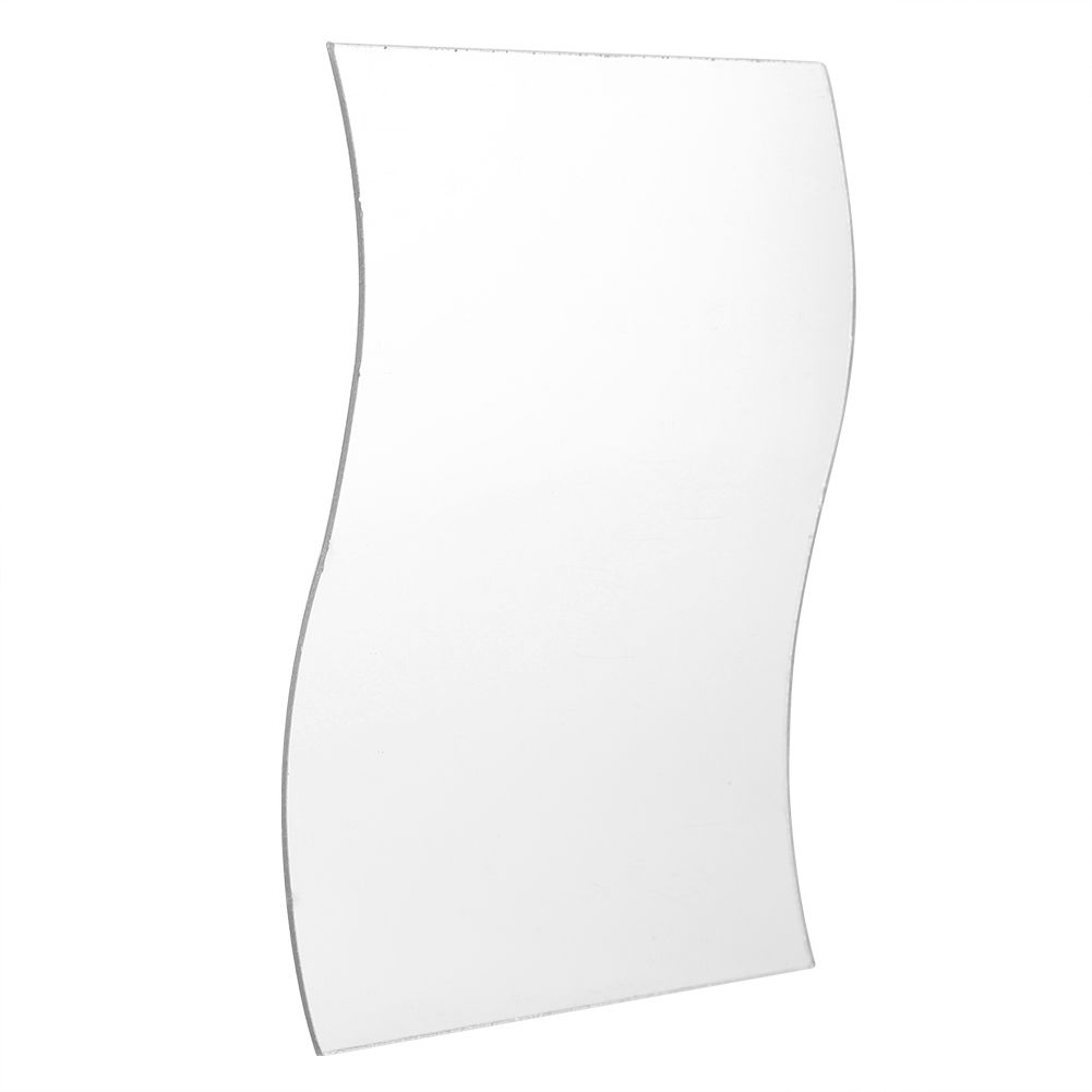 6Pcs/Set Waves Shape Wall Mirror Sticker Free Combination Home Bathroom Decor view 3