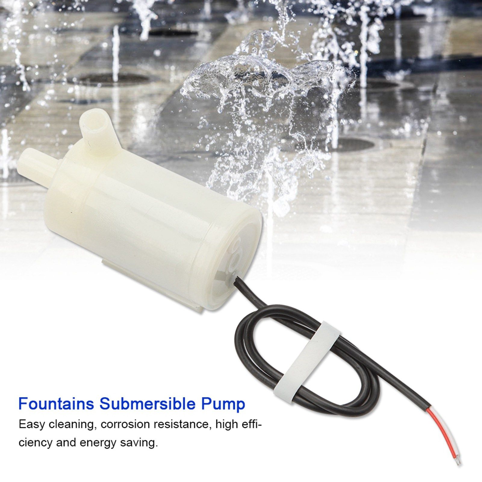 DC 3V/5V/6V Amphibious Horizontal Low Noise Fountains Small Submersible Pump view 15