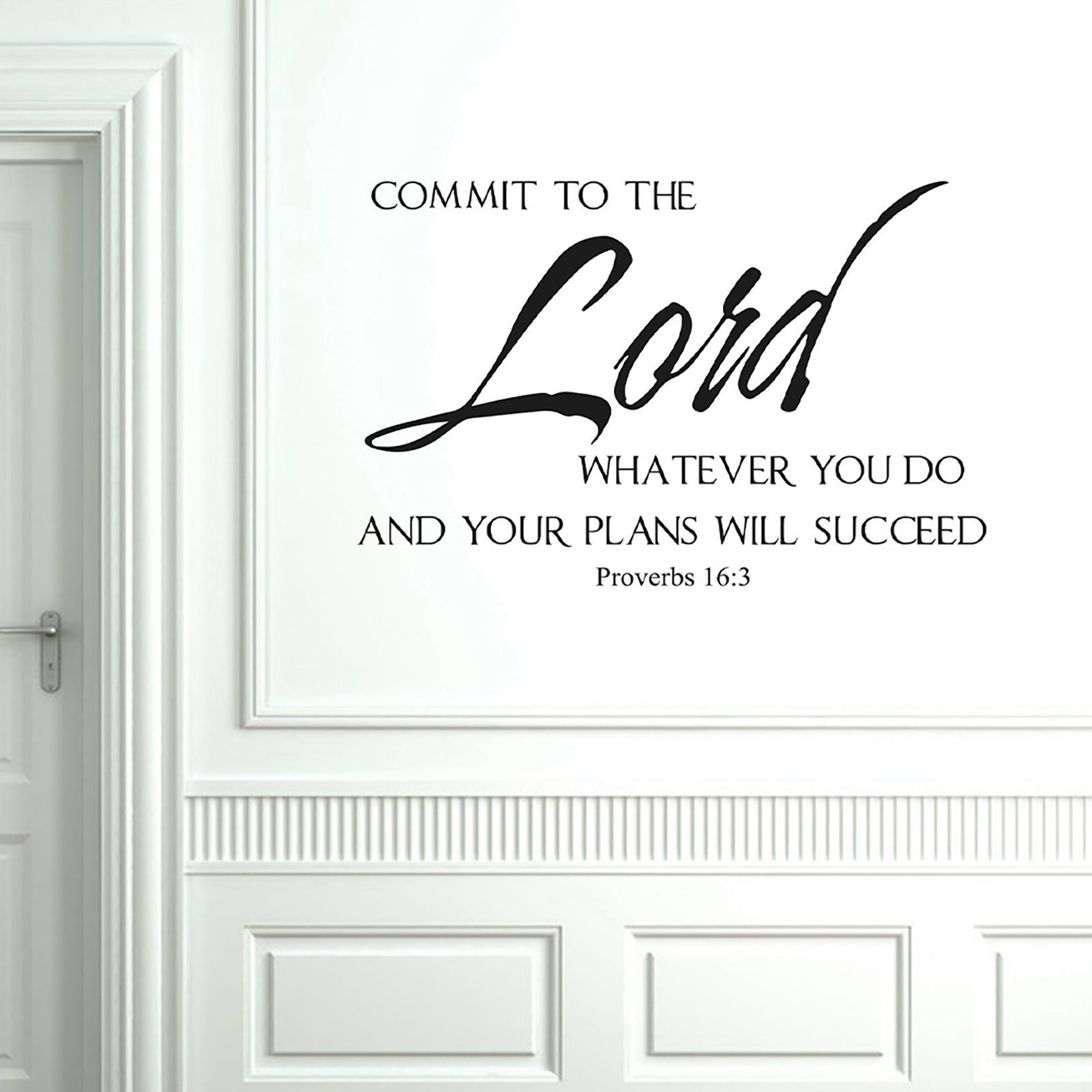 Adhesive Quote Motto Wall Sticker Bedroom Living Room Wall Decal Home Decoration view 3