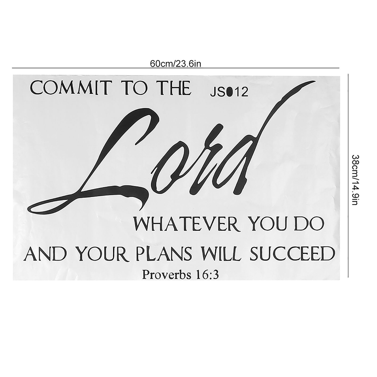 Adhesive Quote Motto Wall Sticker Bedroom Living Room Wall Decal Home Decoration view 6